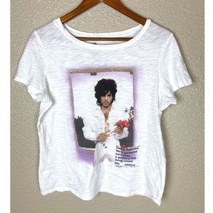 Prince Tops - Prince T-shirt white size M Prince Tops - Prince T-shirt white size M